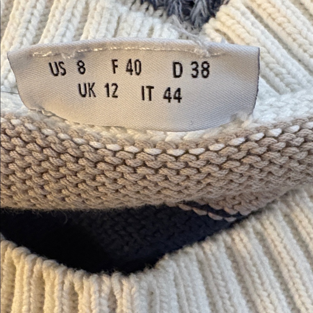 AKRIS PUNTO Striped Short Sleeve Crewneck Sweater - Picture 4 of 6